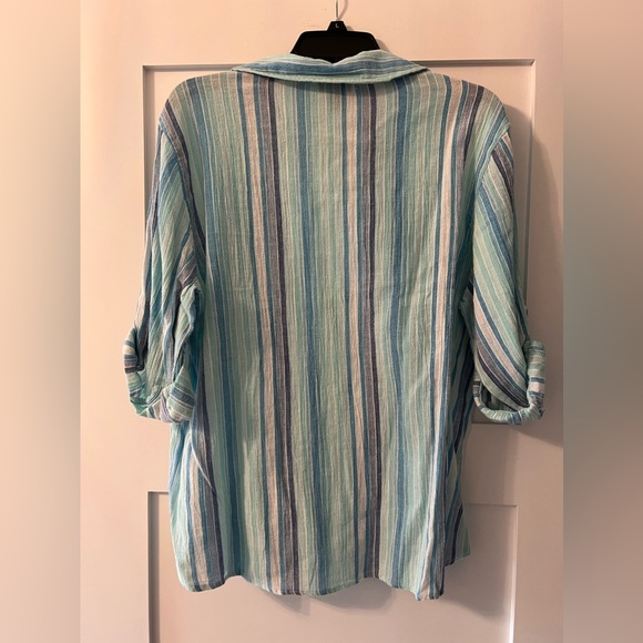 Erica Striped Button Down - Picture 3 of 5